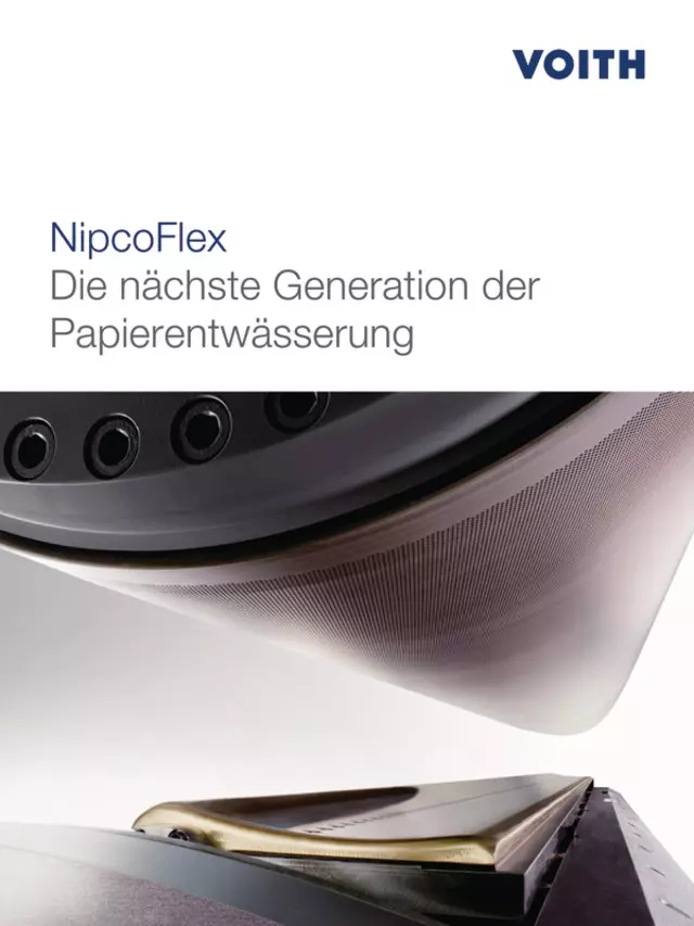 NipcoFlex – Die nächste Generation der Papierentwässerung