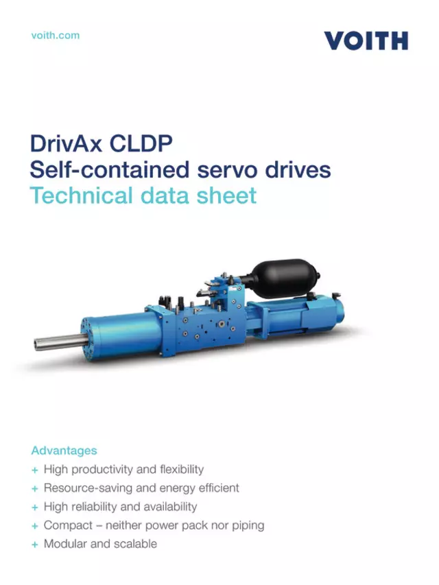 DrivAx CLDP Self-contained servo drives | Technical data sheet
