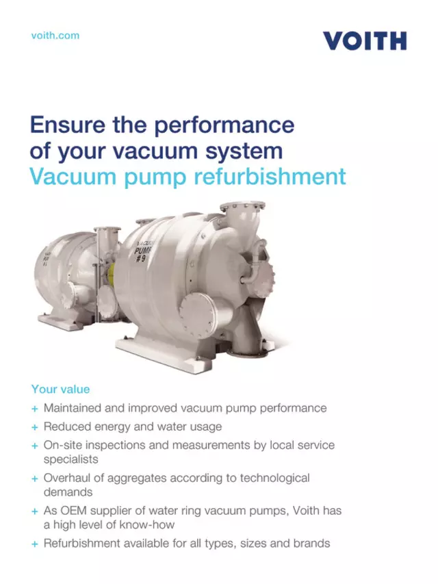 Ensure the performance of your vacuum system