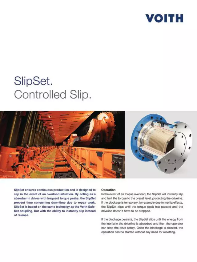 Voith SlipSet | Controlled slip
