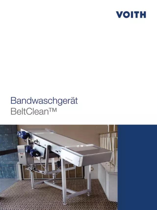 Bandwaschgerät - BeltClean