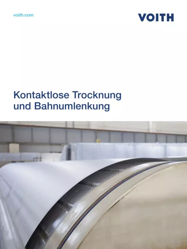 Kontaktlose Trocknung und Bahnumlenkung