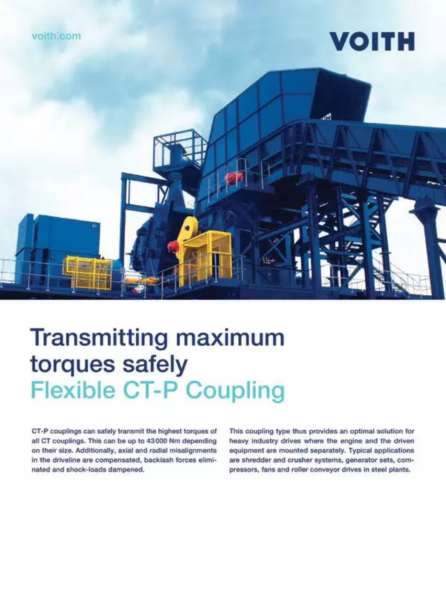 Transmitting maximum torques safely | Flexible CT-P Coupling