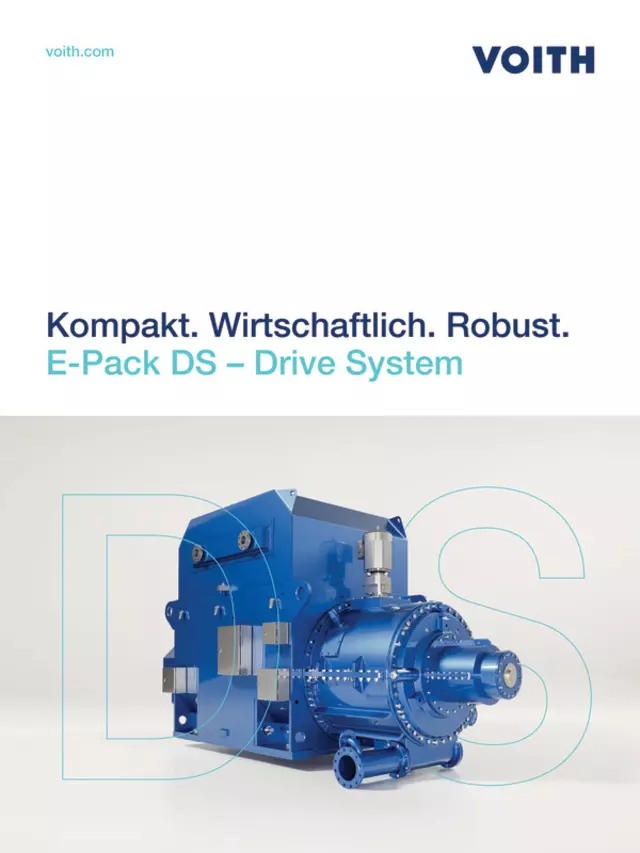 Kompakt. Wirtschaftlich. Robust. E-Pack DS – Drive System
