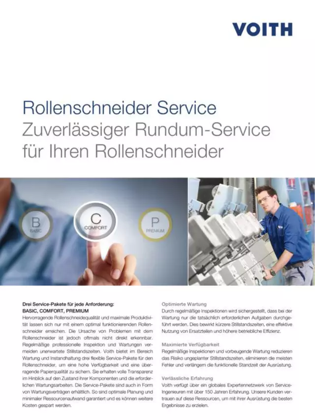 Rollenschneider Service - Zuverlässiger Rundum-Service für Ihren Rollenschneider