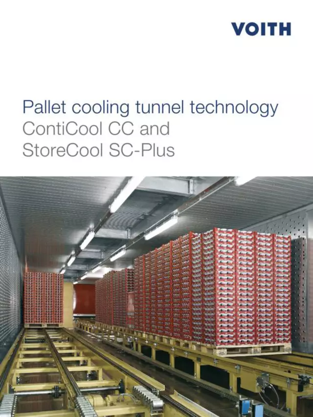 Pallet cooling tunnel technology - ContiCool CC and StoreCool SC-Plus