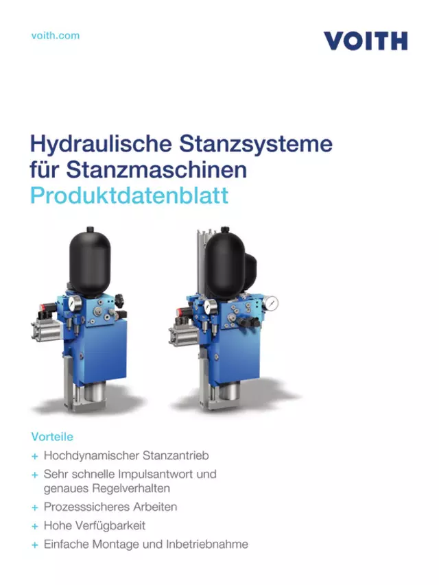 Hydraulische Stanzsysteme für Stanzmaschinen