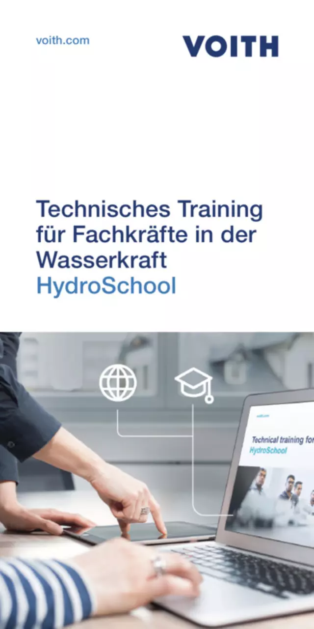 Technisches Training für Fachkräfte in der Wasserkraft HydroSchool