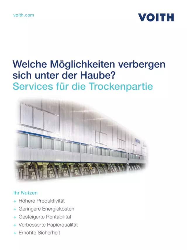 Services für die Trockenpartie