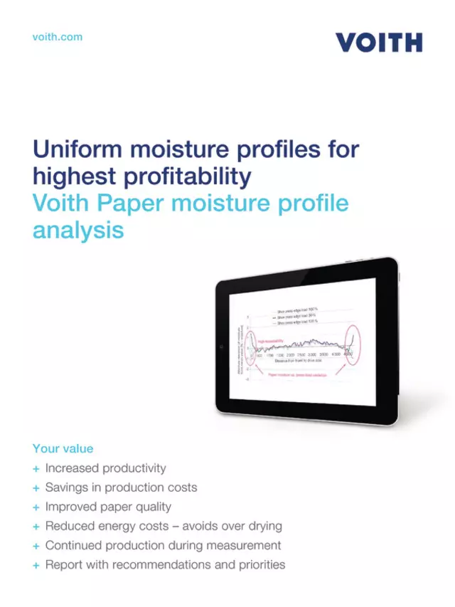 Voith Paper moisture profile analysis