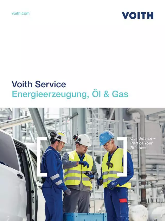 Voith Service | Energieerzeugung, Öl & Gas