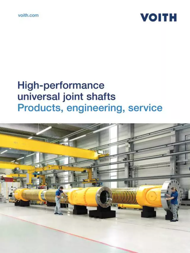 High-performance universal joint shafts
