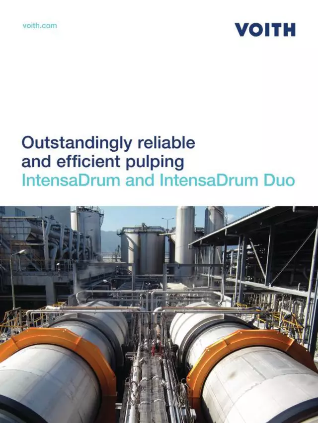 Outstandingly reliable and efficient pulping – IntensaDrum and IntensaDrum Duo