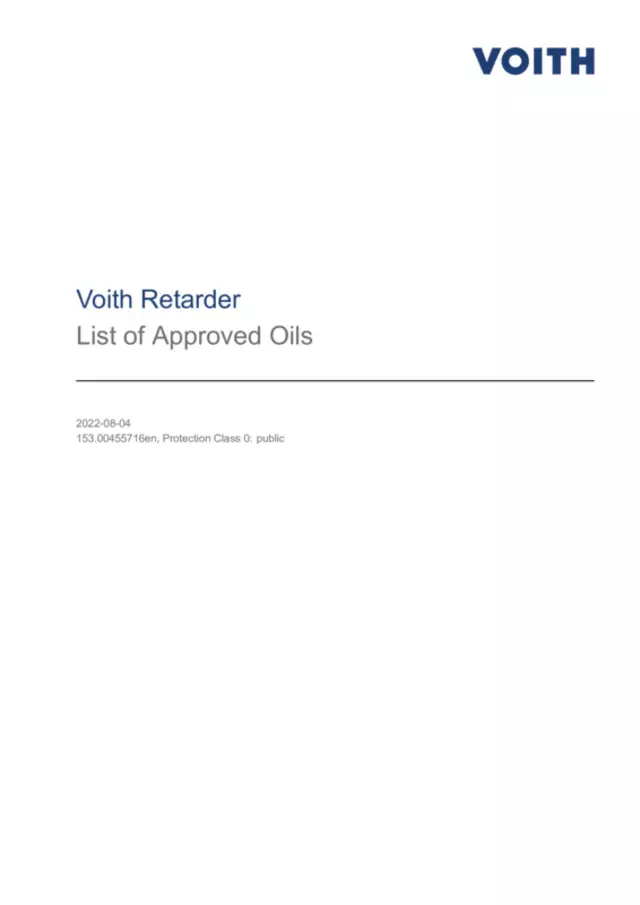 List of approved oils
