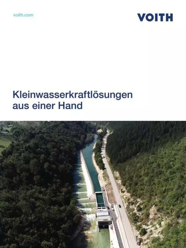 Kleinwasserkraftlösungen aus einer Hand