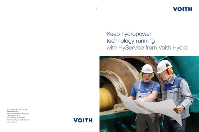 Keep hydropower technology running - with HyService from Voith Hydro