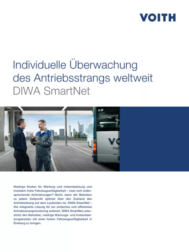 Individuelle Überwachung des Antriebsstrangs weltweit | DIWA SmartNet