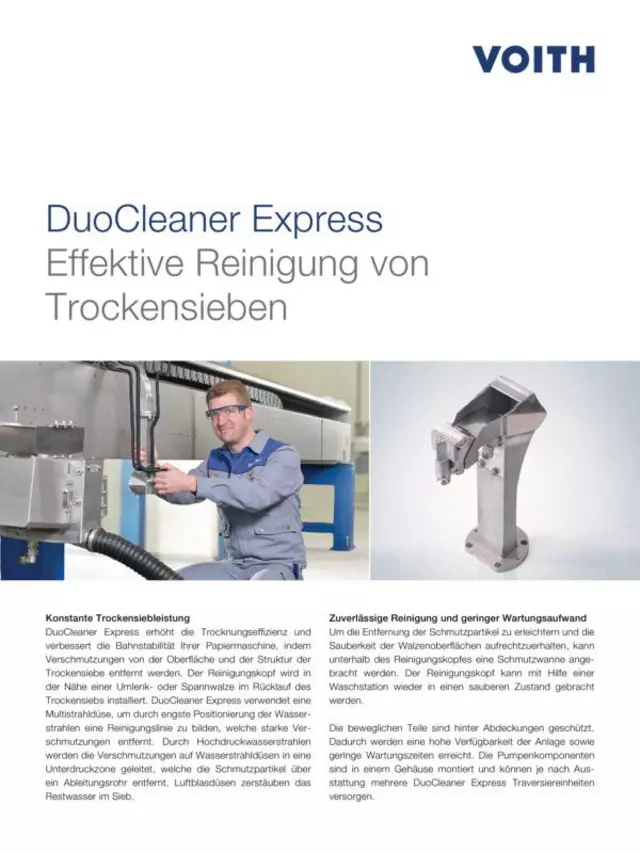 DuoCleaner Express - Effektive Reinigung von - Trockensieben