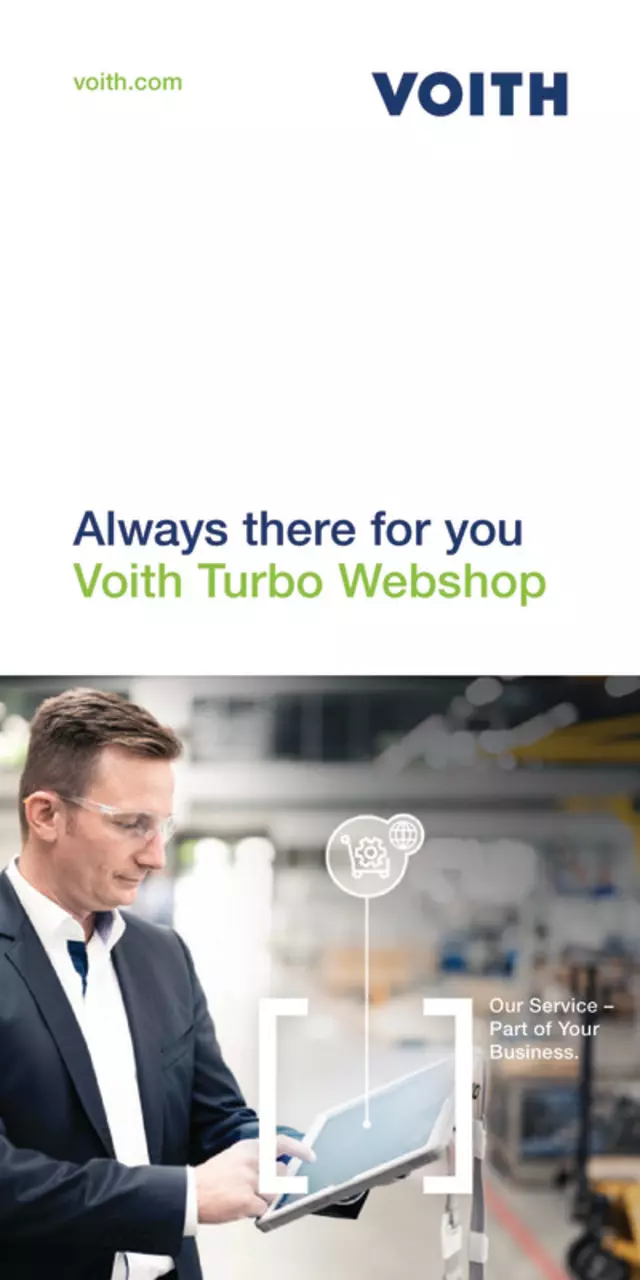Always there for you | Voith Webshop