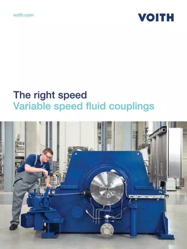 The right speed. Variable speed fluid couplings