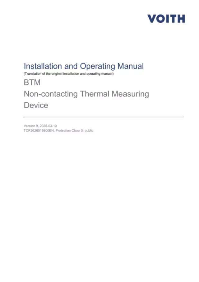 3626-019800 BTM (Non-contacting Temperature Measuring Device)