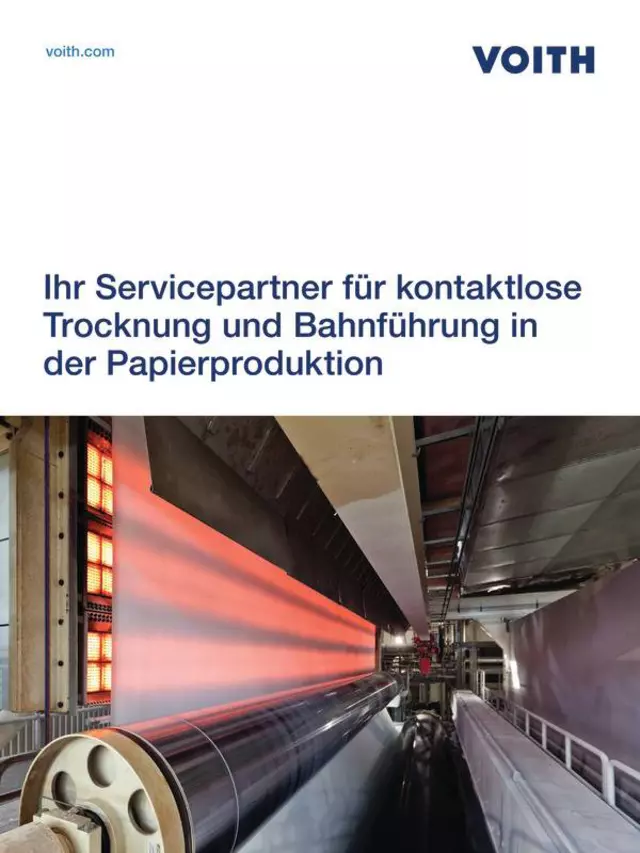 Ihr Servicepartner für kontaktlose Trocknung und Bahnführung in der Papierproduktion