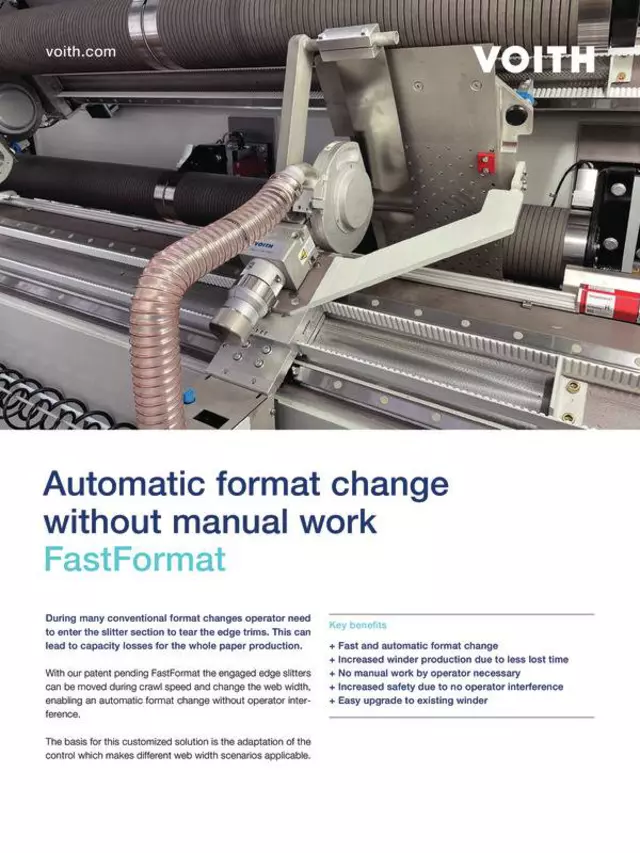 Automatic format change without manual work