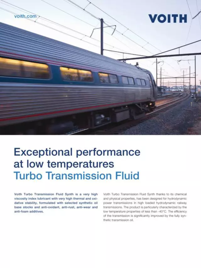 Exceptional performance at low temperatures | Turbo Transmission Fluid