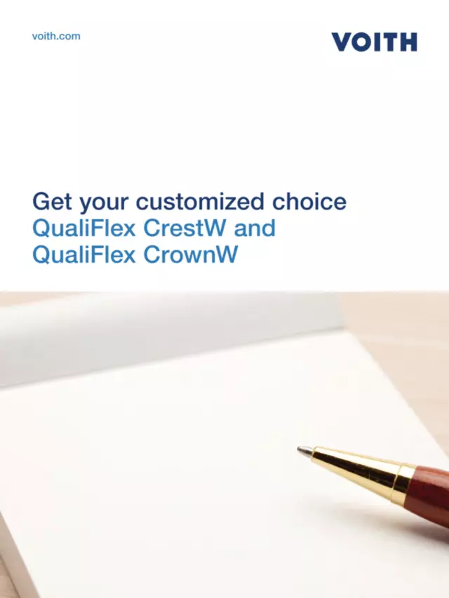 QualiFlex CrestW and QualiFlex CrownW - Get your customized choice