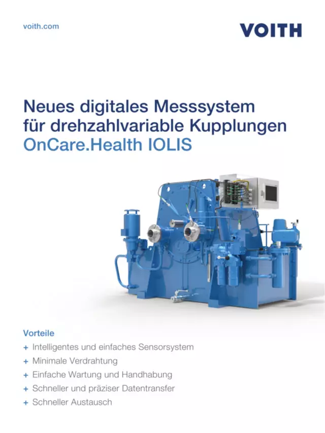 OnCare.Health IOLIS - Neues digitales Messsystem für drehzahlvariable Kupplungen