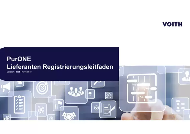 Voith: Online-Plattform Myvoith Für Digitale Applikationen Und Services ...