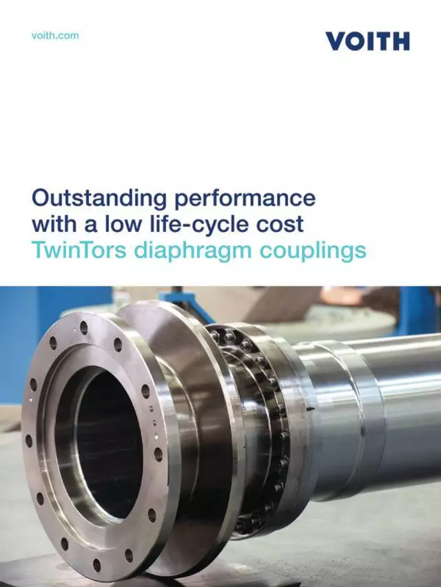 Outstanding performance with a low life-cycle cost | TwinTors diaphragm couplings