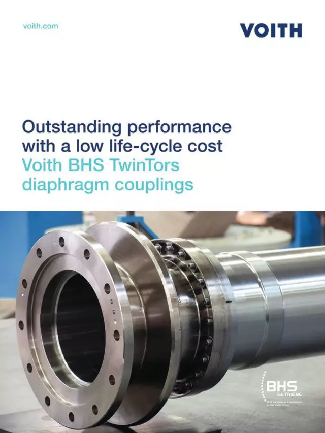 Outstanding performance with a low life-cycle cost | TwinTors diaphragm couplings