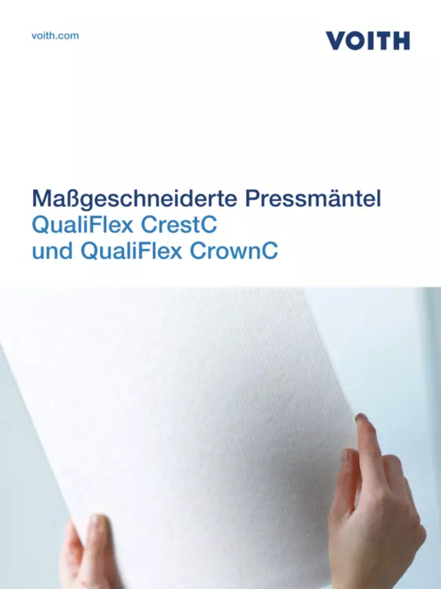 QualiFlex CrestC und QualiFlex CrownC - Maßgeschneiderte Pressmäntel
