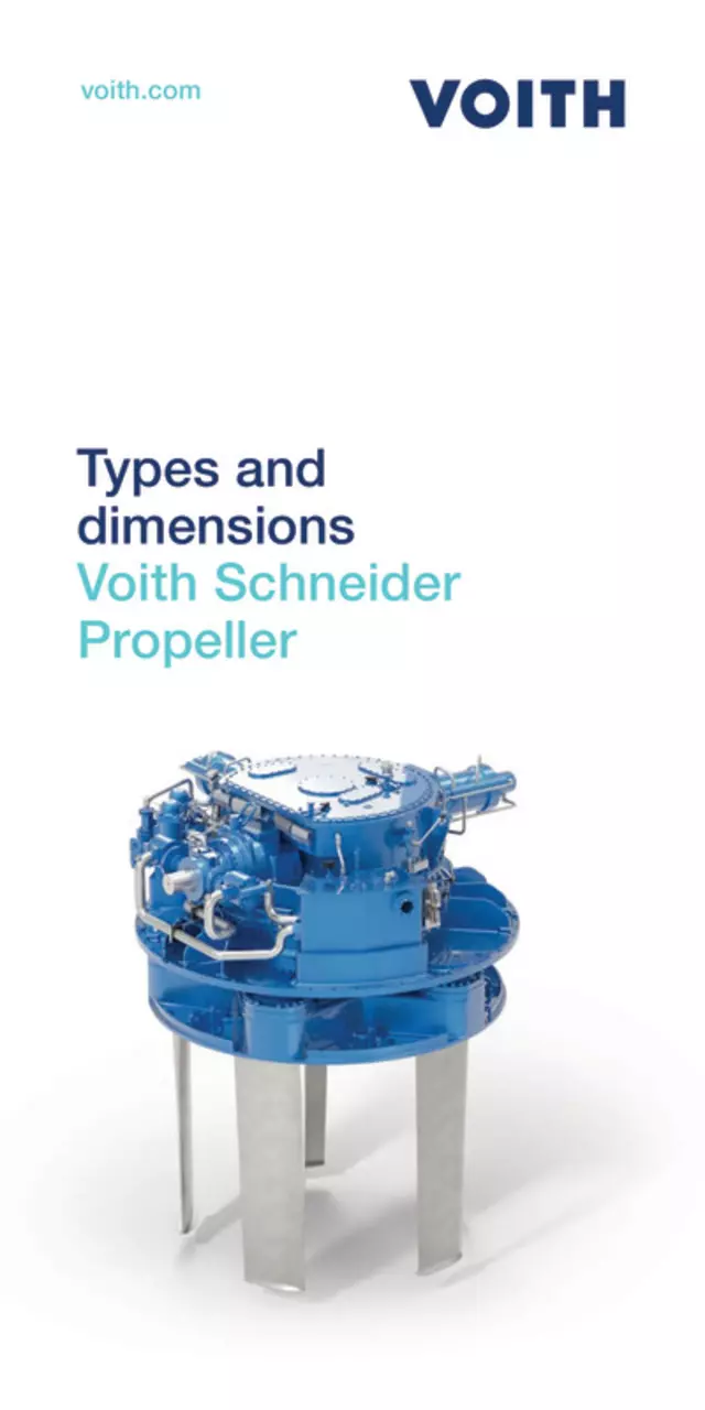 Types and dimensions | Voith Schneider Propeller