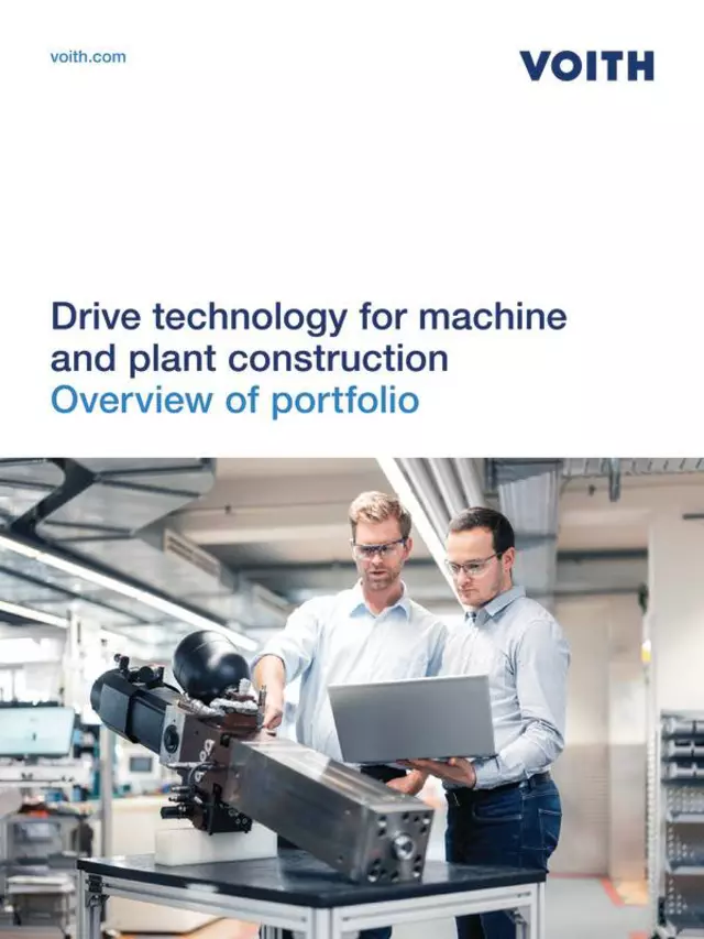 Drive technology for machine and plant construction - Overview of portfolio