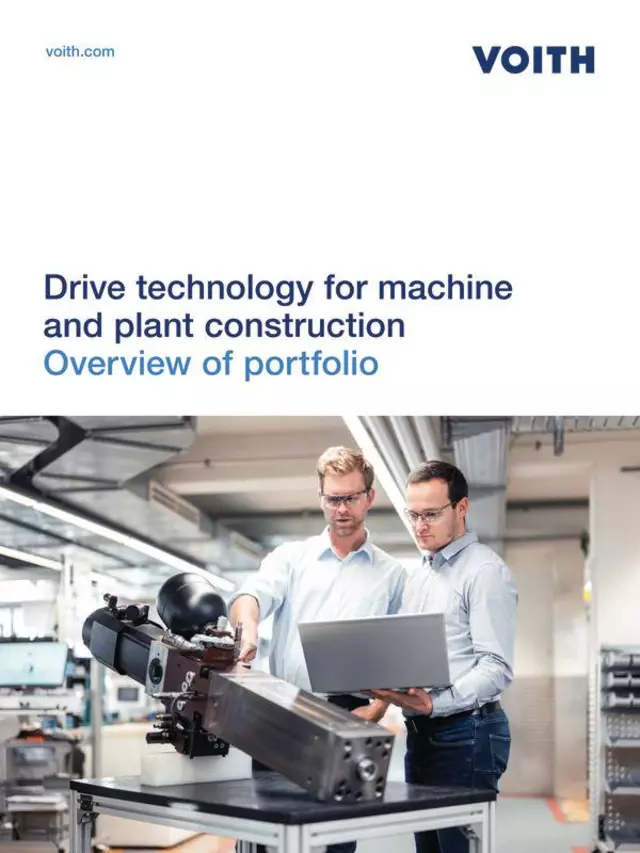 Drive technology for machine and plant construction - Overview of portfolio