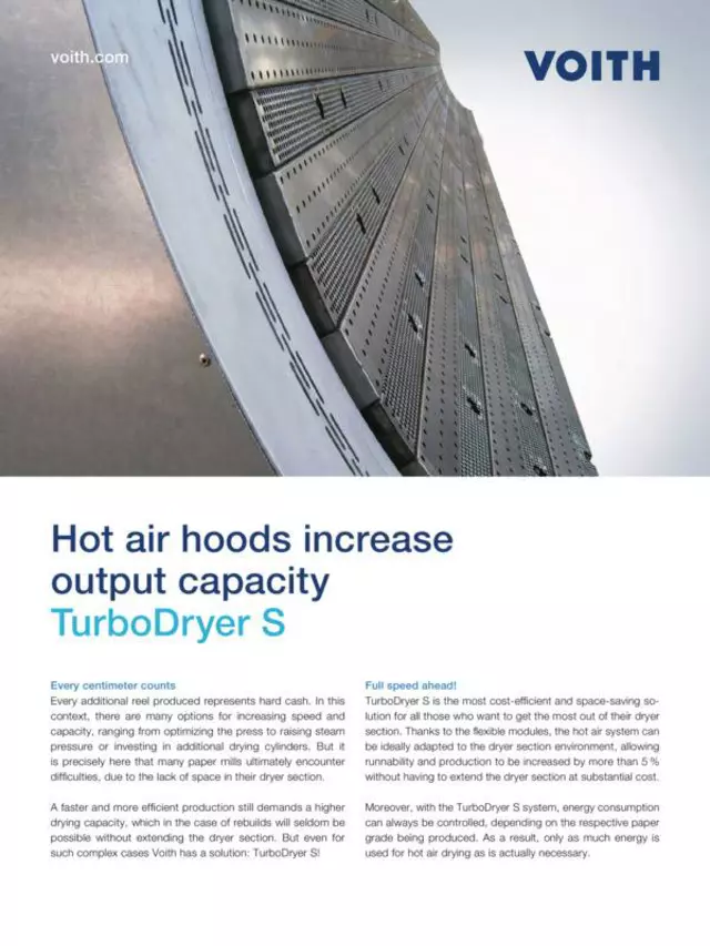 TurboDryer S - Hot air hoods increase output capacity
