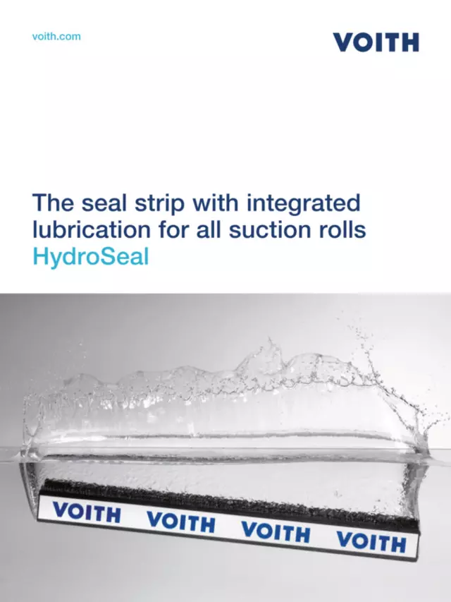 HydroSeal - The seal strip with integrated lubrication for all suction rolls