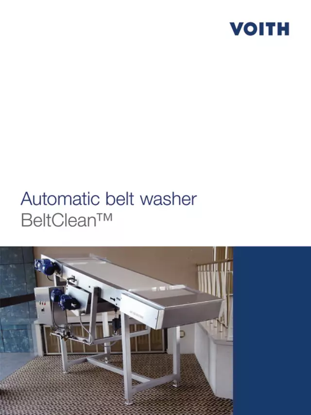 Automatic belt washer - BeltClean