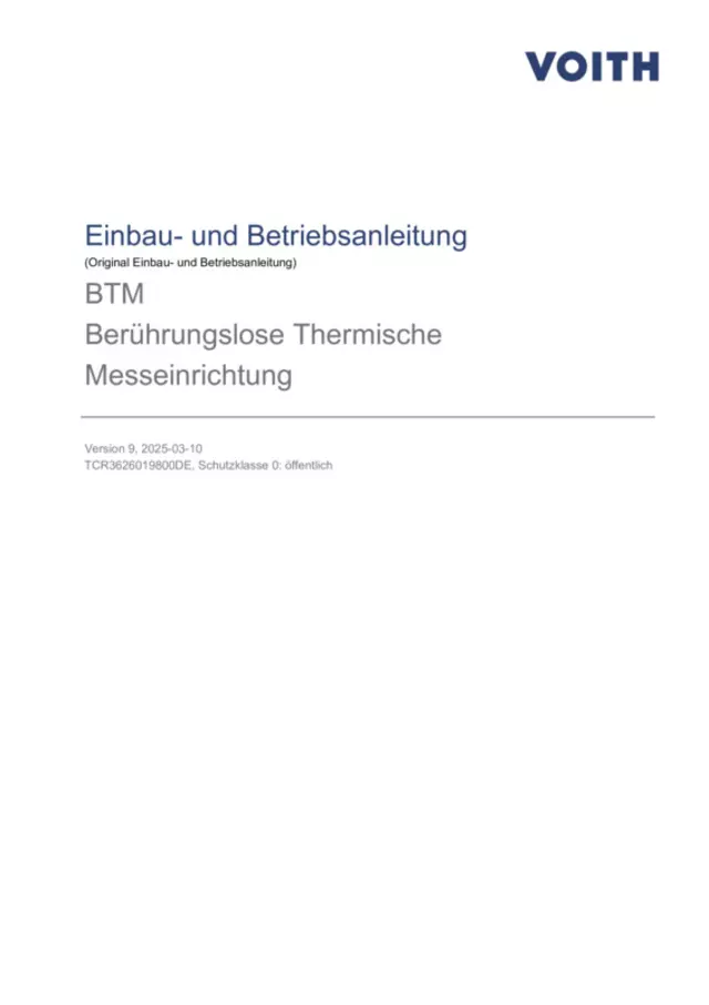 3626-019800 BTM (Non-contacting Temperature Measuring Device)