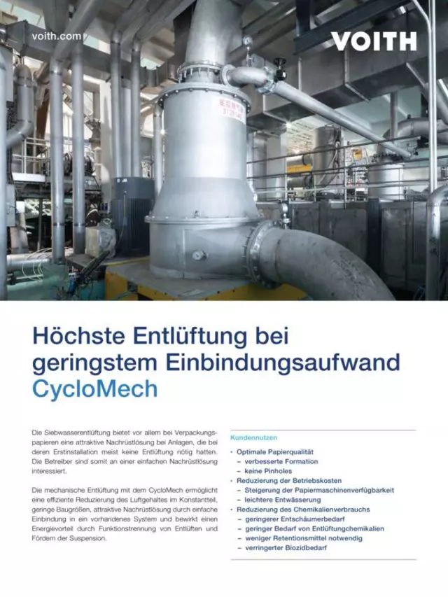 Höchste Entlüftung bei geringstem Einbindungsaufwand – CycloMech