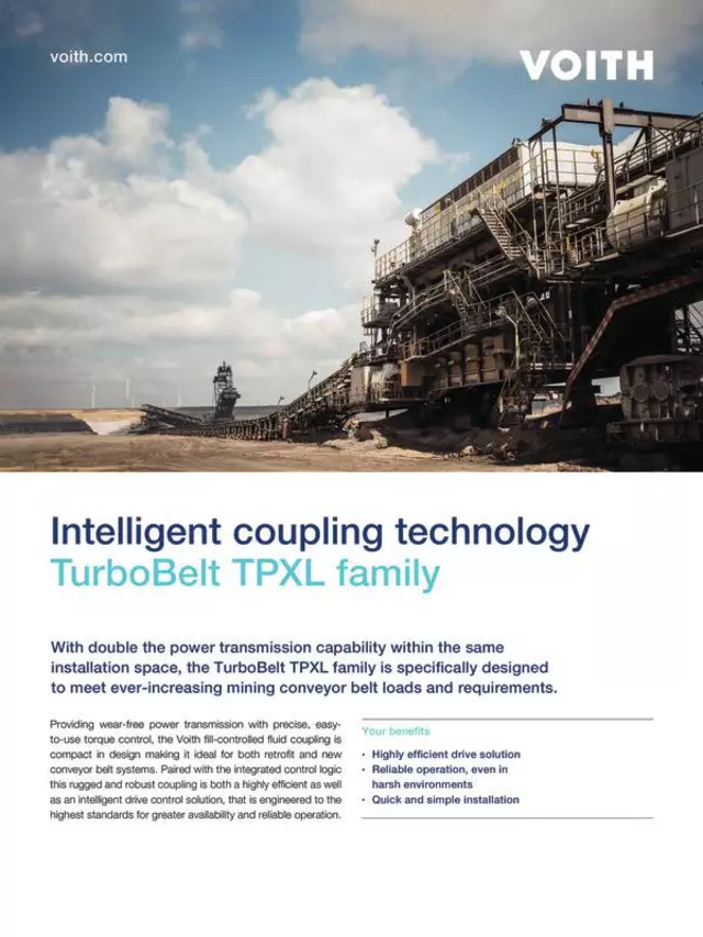 Intelligent coupling technology | TurboBelt TPXL family
