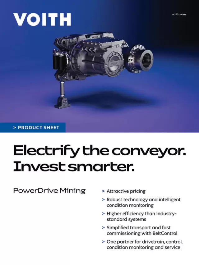 Electrify the conveyor. Invest smarter.
