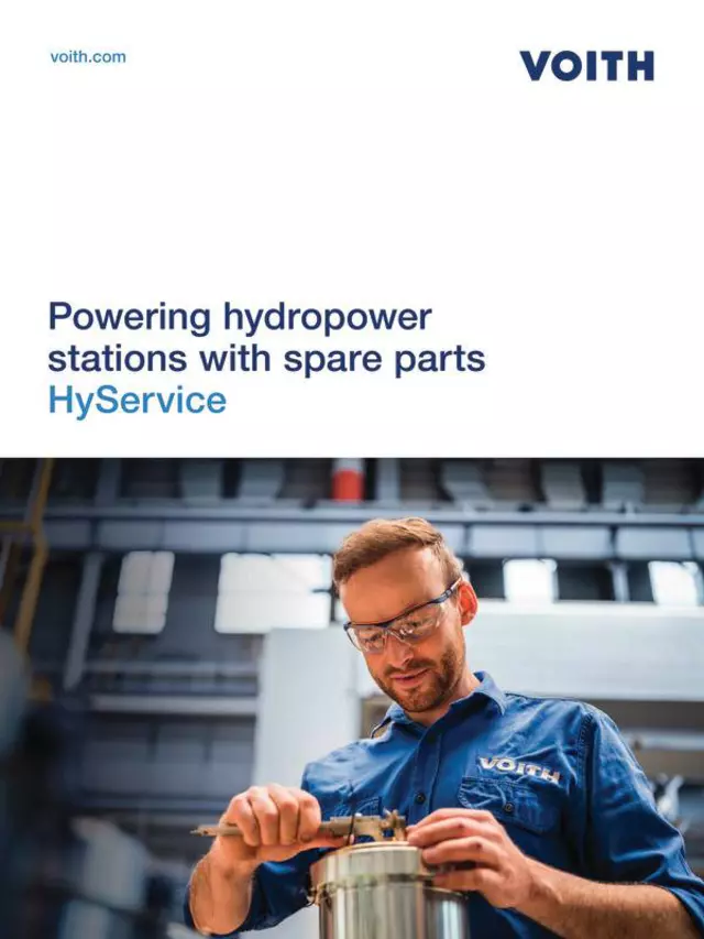 Powering hydropower stations with spare parts | HyService brochure