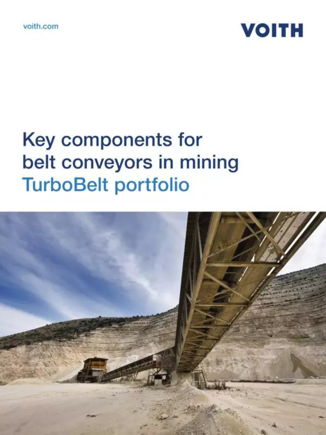 Key components for belt conveyors in mining belt conveyors in mining | TurboBelt portfolio