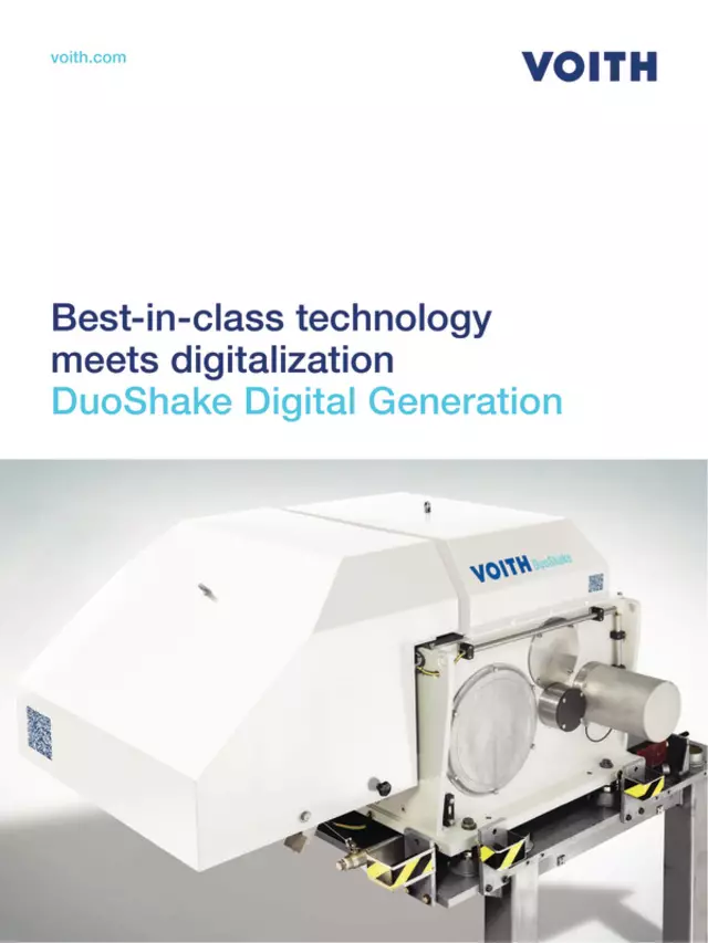 Best-in-class technology meets digitalization - DuoShake DG