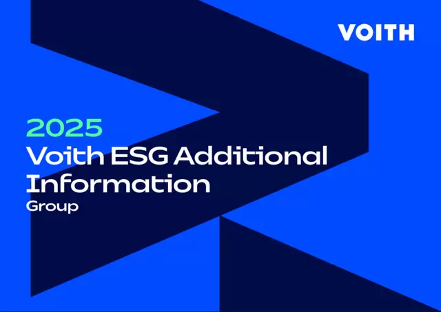 ESG Zusatzinformationen 2025 Voith Group
