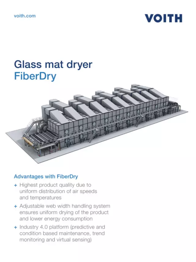 Glass mat dryer - FiberDry