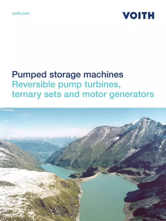 Reversible pump turbines, Ternary sets and motorgenerators, Pumped storage machines